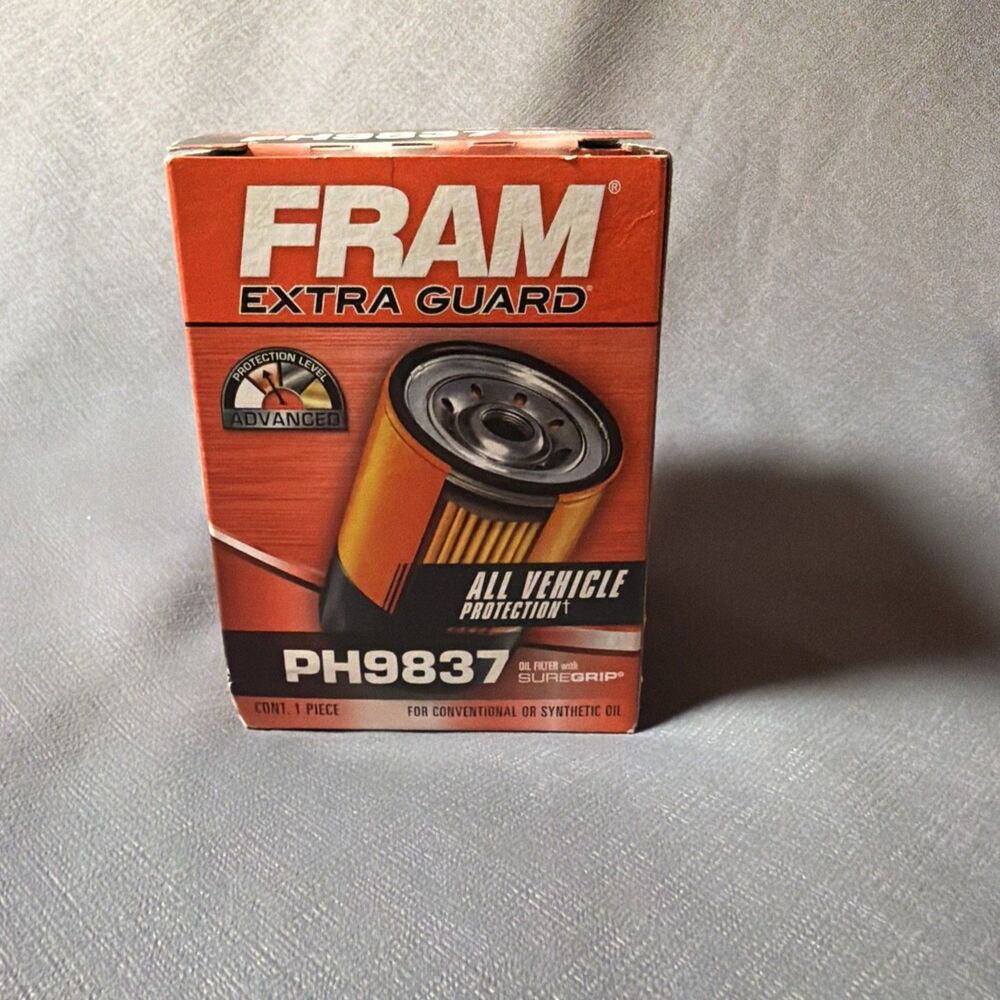 NEW FRAM EXTRA GUARD PH9837 OIL FILTER - ALL VEHICLE PROCTION